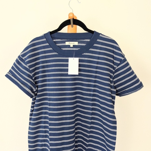 Madewell Tina Stripe T-Shirt Dress - Picture 3 of 6